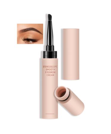 Boobeen Eyebrow Pencil Waterproof  Long Lasting Eye Brow Definer Pen  Multi-purpose Eye Liner Pen  Natural Matte Eyebrow Makeup Dark brown