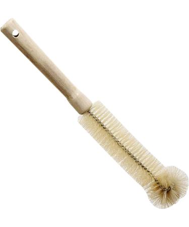 Cup Cleaner Brush Bottle Brush with L Shape Brush Head | 360 Degree Cleaning Bottle Brush Bottle Cleaner for Wine Glass Water Cup Teapot Thermos Kettle Baby Bottle Cleaner Fpvpro Wooden Handle Narrow Tip 11.8 Inches (30 - Buy Online on GoSupps.com