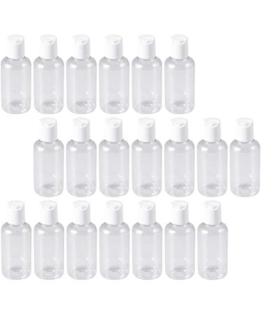 Lurrose 20-Piece Travel Bottle Set | Empty 50ml Cosmetic Bottles for Shampoo Lotion & Toiletries | Perfect for Travel & Camping - Buy Online on GoSupps.com