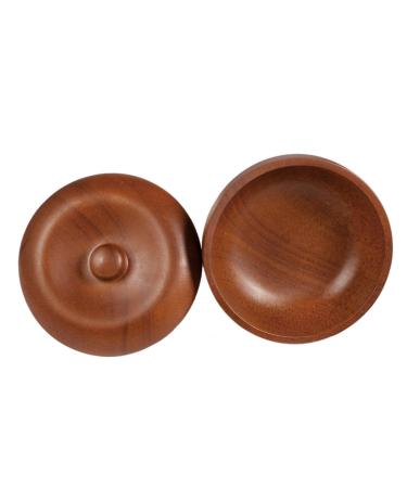 Fomiyes 1stk wooden bowl soap shell shave foam shell made of wood wooden bowls shaving shell made of wood wooden shaver cup bowl for razor cup men's suits H lzern razor man bamboo