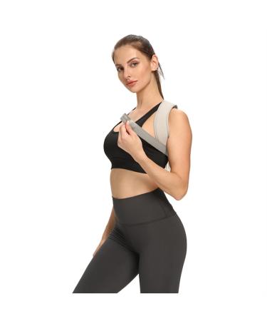 Adjustable Anti-hunchback Posture Correction Belt Upper Back Support Belt Sitting Posture Corrector Clavicle Spine Shoulder Braces Correction lofty ambition Gr XL/X - Buy Online on GoSupps.com