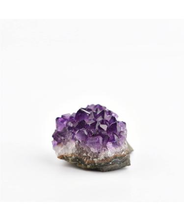 1PC Natural Uruguay Amethyst Cluster Beautiful Crafts Crystal Stone Home Decoration Crystal Cluster (Color : Amethyst Cluster Size : 40-50g) 40-50g Amethyst Cluster