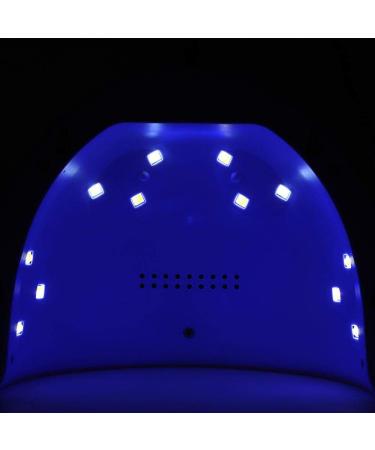 36w nail dryer lamp fashion nail hardening machine manicure tool smart led uv gel nail polish dryer lamp nail polish dryer for normal nail polishes with 12 light beads(pink) - Buy Online on GoSupps.com