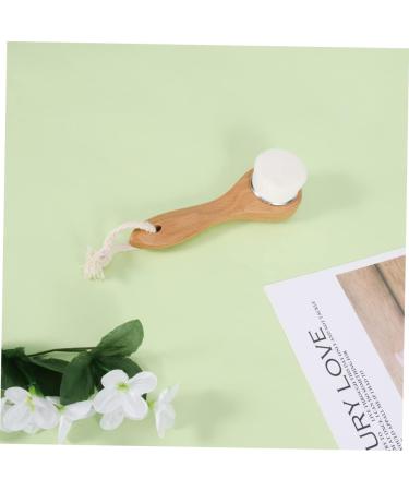 Beaupretty 1pc Facial Cleansing Skin Cleaning Scrub Brush Facial Brush for Cleaning Skin Cleaning Brush Skin Cleanser Cleaning Exfoliator face Bamboo Soft Brush - Buy Online on GoSupps.com