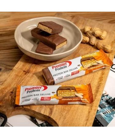 Premier Protein Deluxe Bundle Chocolate Brownie (12x50g) + Chocolate Peanut Butter (12x50g) + White Chocolate Vanilla (12x50g) - Buy Online on GoSupps.com