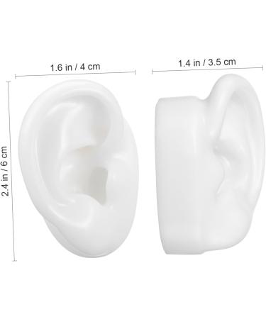 Buy Healeved 2 Pairs Artificial Ear Piercing Practice Tools - Realistic Human Ear Models for Simulation & Display - Ideal for Lab & Training Use - Buy Online on GoSupps.com