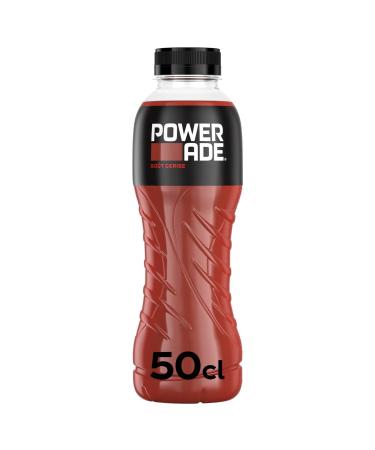 POWERADE Boisson Revigorante Saveur Cerise Hydratation et nergie Intense (Bouteille 50cL) - Lot de 4 - vendu par Lot