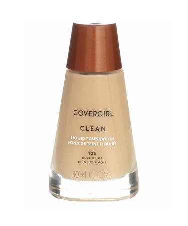 CoverGirl Clean Liquid Foundation  125 Buff Beige  1 Ounce - Buy Online on GoSupps.com