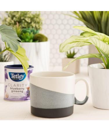 Tetley Clarity Blueberry Ginseng with Ginkgo Herbal Tea - 20 Tea Bags 40 Grams Naturally Caffeine Free BlueberryGinseng - Buy Online on GoSupps.com