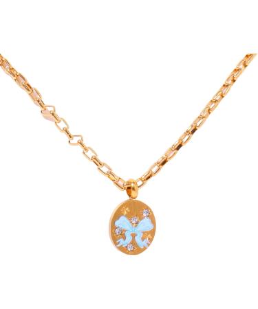 Oralgo's Exquisite Painted Necklace | Adjustable Collarbone Chain & Loop Trailer | Fashion Jewelry Adventure Wonder - Buy Online on GoSupps.com