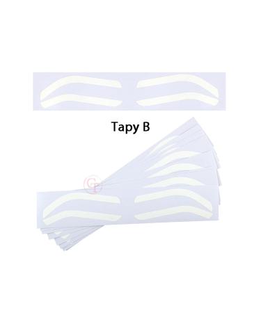 24 Pairs Disposable Brow Shaping Guides - Airbrush Brow Shape Tape & Microblading Stencils for Perfect Eyebrows | International Shipping Available - Buy Online on GoSupps.com