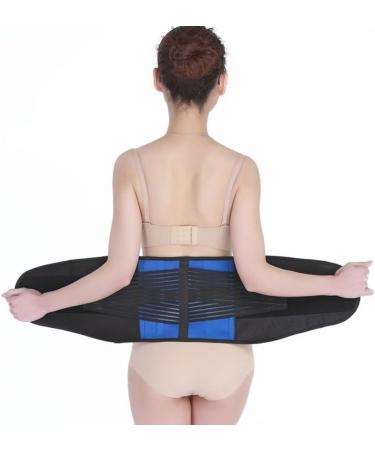 WGUST 3X-Large Lower Back Support Brace - Adjustable Dual Pull Lumbar Support for Pain Relief - Buy Online on GoSupps.com