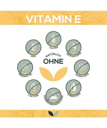 Buy Vitamin E 400 IU Capsules | 60 High Dose Vegan Capsules | All 8 Forms | Eco-Friendly Packaging | Boost Bioavailability - Buy Online on GoSupps.com