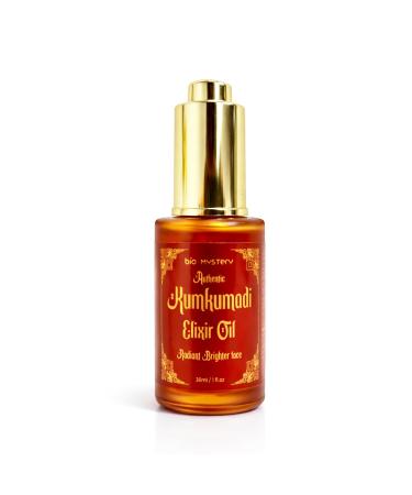 Bio Mystery Authentic Kumkumadi Elixir Oil Rodiont Brighter Face Oil For Glowing Skin Dark Spot Wrinkles and Pigmentation | Rich in Vitamin A & C | 30ml/1 floz