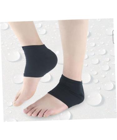 FOMIYES Black Sock Heel Sock Black Heel Stockinette Heel Protectors for High Heel Shoes Heel Moisturizing Socks for Heels High Heel Protectors Moisturizing Socks Heel Sleeves Insole Spa - Buy Online on GoSupps.com