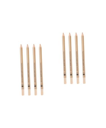 MUSISALY 8 Pcs Concealer Pen Concealer for Marks Women Makeup Supplies Makeup Concealer Wooden White