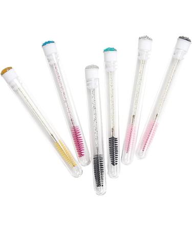 Dajidafu 5 Pieces Portable Eyelash Brush with Tube Single Use Eyebrow Eyelashes Brushes Makeup Tool Cosmetic Beauty Supplies Red Type 2 - Buy Online on GoSupps.com