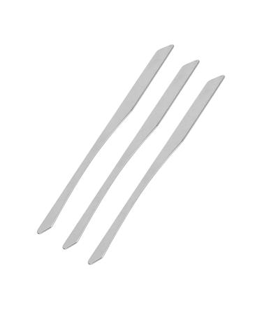 Metal Makeup Spatula Set - 3 Premium Stainless Steel Spatulas for Perfect Blending | International Shipping Available - Buy Online on GoSupps.com