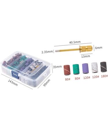 Healeved 1 Set Nail Polish Set Nail Drill Sanding Bands Professional Nail Sanding Bands White Sanding Bands for Nail Drill Nail Bits for Nail Drill Nail Accessories Manicure Band Polisher - Buy Online on GoSupps.com