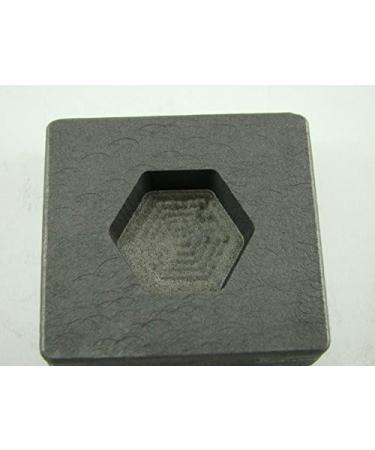 2 oz Hexagon Gold Bar High Density Graphite Mold - Create 1 oz Silver Bars Easily - Buy Online on GoSupps.com