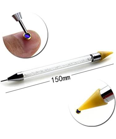 OFKPO Wax Rhinestone Picker Dual-Ended Rhinestone Picker Dotting Pen with Box Wax Tip Pencil for Nail Rhinestones Beads Gems Crystal Jewel - Buy Online on GoSupps.com