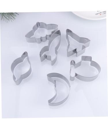 MAGICLULU Cookie Cutters 6 Pcs Fondant Cookies Mold Stainless Steel Cake Cookie Mold M Silver - Buy Online on GoSupps.com