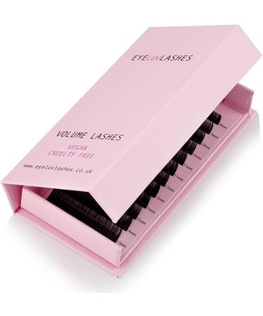 Volume Lash Trays Silk Eyelash Extensions Individual Eyelashes Soft Lightweight Lashes Semi Permanent Eyelashes Eyeluvlashes (CC Curl 0.10 10mm Length) CC Curl 0.10 10mm Length