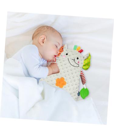 Ibasenice 3-Stage Animal Pacifier Towel | Baby Comfort Muslin Blanket & Bite Toy | Soft Spitting Towel for Newborns | Premium PP Cotton Bathing Products - Buy Online on GoSupps.com