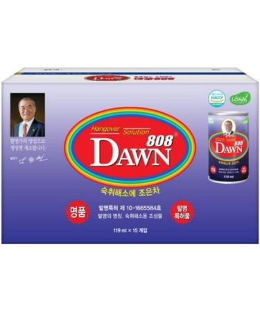 DAWN 808 Hangover Solution Product of Korea (119ml 15 Cans) 808 - Buy Online on GoSupps.com
