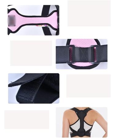 Adjustable Clavicle Support Brace for Men Women Back Posture Corrector for Bad Posture Improve Upper Back Sup (Gray M Code) - Buy Online on GoSupps.com