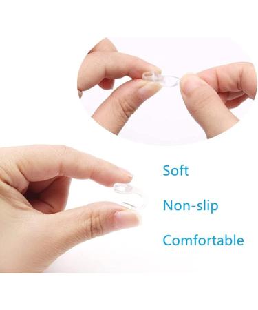 Buy Anti-Slip Glasses Brake Set - 5 Pairs Silicone Hook Earring Covers for Secure Glasses Grip | Transparent Holders for Sunglasses & Eyewear - Buy Online on GoSupps.com