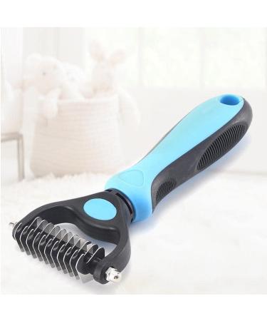 Zukent Double Sided Dematting Comb | Deshedding & Detangling Tool for Pets | Removes Loose Hair, Knots & Mats - Buy Online on GoSupps.com