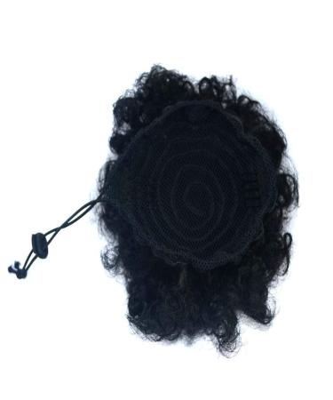 Coolbers Afro Puff Drawstring Ponytail - Synthetic Curly Chignon Hair Bun Extensions with Clips | Large 4 Size - Buy Online on GoSupps.com