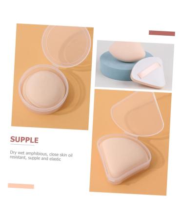 FRCOLOR 18 Pcs Makeup Sponge Puffs - Round Beauty Puffs for Foundation Cream & Loose Powder - Travel-Friendly Cosmetic Tools - Buy Online on GoSupps.com