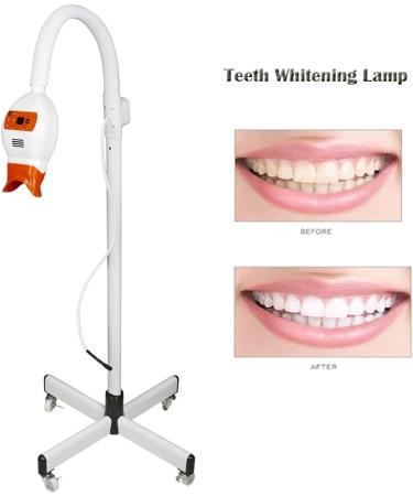 Lolicute Dental Mobile Teeth Whitening Lamp 54w - 14 LED Floor Stand Bleaching Kit - Buy Online on GoSupps.com