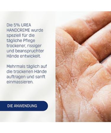 Eubos Urea Intensive Care Hand Cream 5% Urea | 150ml | Dermatologically Confirmed | Dry Skin Hydration & Repair Cream - Buy Online on GoSupps.com
