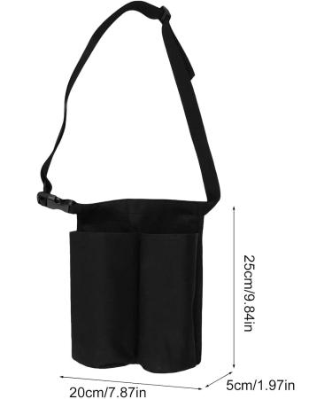 Best Bottle Holster Bag | 2 Pocket Waist Bag for Massage Oil & Lotion | Adjustable Strap for Therapists & Spa Professionals - Buy Online on GoSupps.com