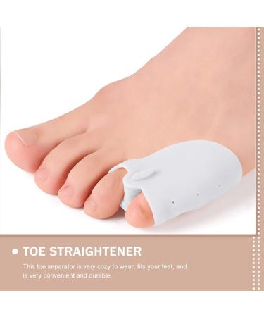 Minkissy Toe Splitters Cushion Alignment Corrector - Varus, Hammer Toe Straightener for Bunion Relief - Comfortable Reusable Nursing Clip (2 Pairs) - Buy Online on GoSupps.com