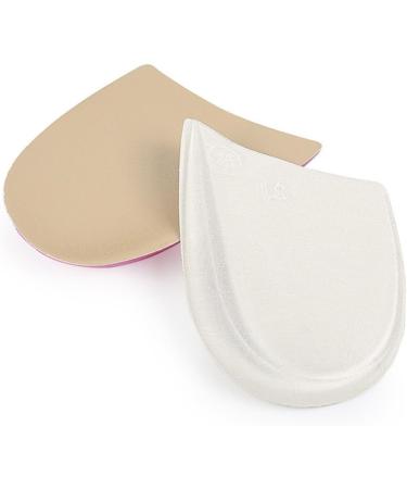 FOMIYES Height Increasing Insoles - Shock Absorption Gel Shoe Lifts for Men & Women - 3 Pairs of Orthopedic Height Insole - Pink PU Insoles - Buy Online on GoSupps.com