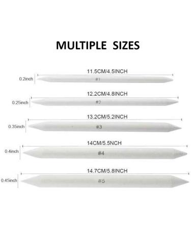 36 Piece Artist Paper Blending Stump & Tortillion Art Blenders Set for Sketch Drawing - 6 Sizes - Student-Friendly - Buy Online on GoSupps.com