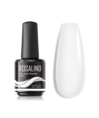 ROSALING GELIN for gel nails white 15ml Builder Stronging gel nail extension gel nail gel for nail extension Repair UV/LED nail polish for nail strengthening nail art white
