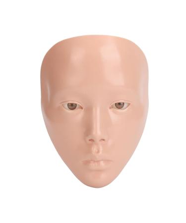 5D Makeup Practice Face Set - Silicone Detachable Eyes Reusable & Easy to Clean for Artists - Improve Skills (Pink Skin - Buy Online on GoSupps.com