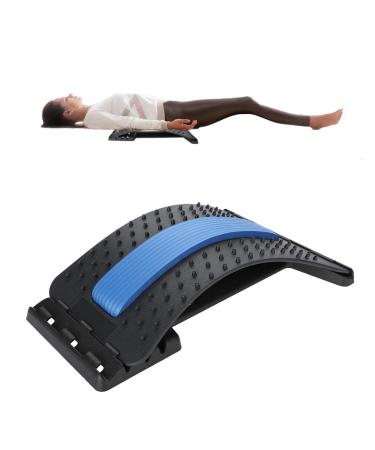 Back Stretcher for Lower Back Pain Back Massage Lumbar Support Lumbar Back Stretcher Device Traction Stretching Relax Spinal Decompression Tool for Spine Upper and Lower Back Relief Posture Corrector