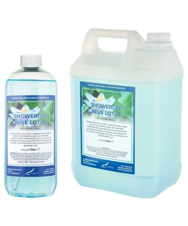 Claudius Showergel Blue Lotus 5 liter + 1 liter transparent