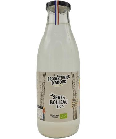  Les Producteurs d'abord Pack of 3 Organic Birch Sap - 100% Natural Detox Drink - France - 1L Bottle - Buy Online on GoSupps.com