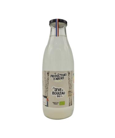 Les Producteurs d'abord Organic birch sap - 100% natural detox drink - France - Bottle 1L