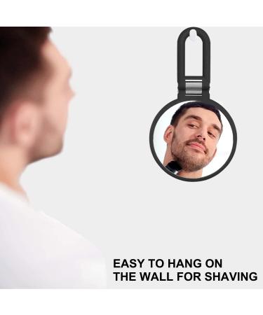 CLSEVXY Double Sided Handheld Mirror 1X 15X Magnification - Travel Friendly - Adjustable Rotation Pedestal - Vanity Makeup Desk Mirror - Buy Online on GoSupps.com