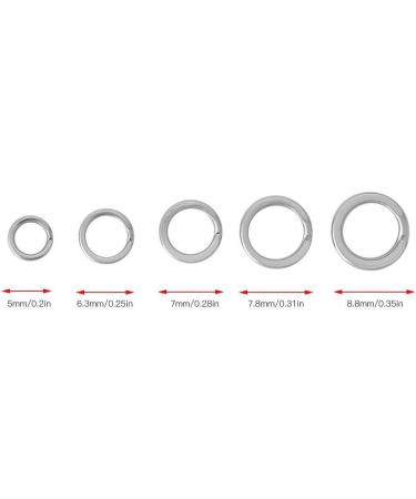 Broco Fishing Accessories Rings - 200pcs Stainless Steel Double Split Ring Connector for Tackle - Premium Fishing Gear - Buy Online on GoSupps.com