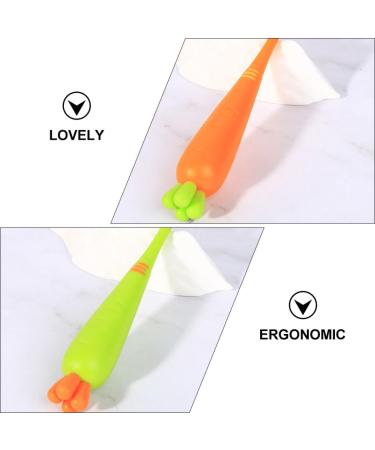Frcolor 24 STK Cartoon Carrot Toothbrush Set - Soft Children's & Toddler Toothbrushes Finger Brushes for Babies Perfect for Mouth Cleaning & Travel - Buy Online on GoSupps.com