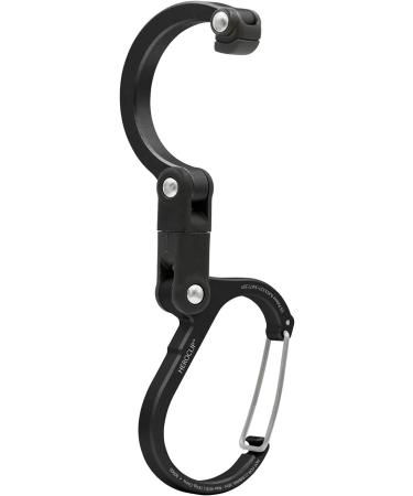HEROCLIP Carabiner Clip and Hook (Mini) - Stealth Black Mini for Travel, Luggage, Purse, Small Bags - Buy Online on GoSupps.com